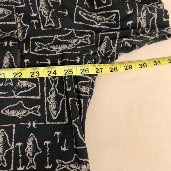 Timberland XL button up fish & hook print green - Picture 8 of 10